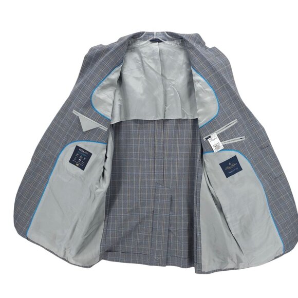 BROOKS BROTHERS Madison Fit Reda 1865 BrooksCool Blazer Jacket Plaid EUC 42R - Picture 4 of 10